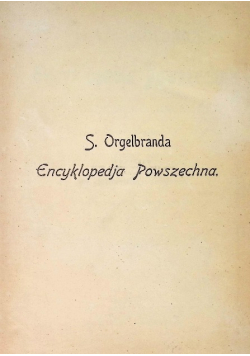 Encyklopedja Powszechna Tom IX 1901 r.