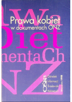 Prawa kobiet w dokumentach ONZ