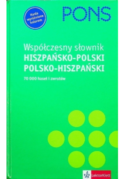 Współczesny słownik hiszpańsko - polski