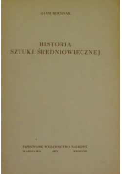 Historia sztuki średniowiecznej