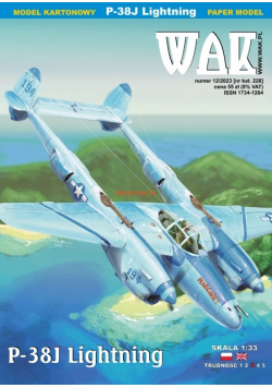 Samolot P-38J Lightnin WAK Nr. 12 / 2023