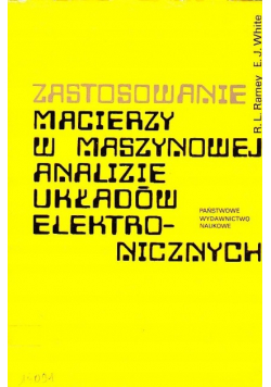 Zastosowanie macierzy w maszynowej analizie układów elektronicznych