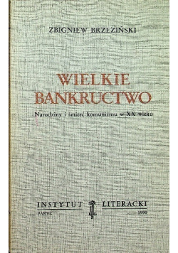 Wielkie bankructwo