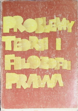 Problemy teorii i filozofii prawa