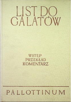 List do Galatów
