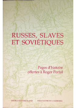 Russes, slaves et sovietiques