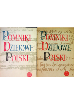 Pomniki dziejowe polski seria II Tom IX Część 1 i 2