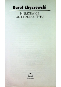 Niemcewicz od przodu i tyłu