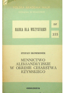 Mennictwo Aleksandryjskie w okresie cesarstwa Rzymskiego