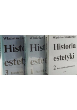 Historia estetyki Tom 1 do 3