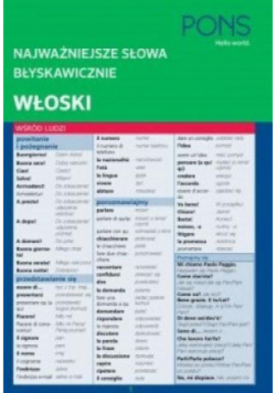 Najważniejsze słowa błyskawicznie Włoski