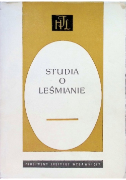 Studia o Leśmianie