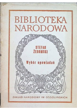 Wybór  Opowiadań Żeromski