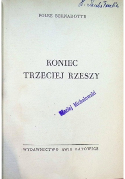 Koniec Trzeciej Rzeszy  Sprawy Polaków 1946 r