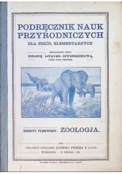 Podręcznik nauk przyrodniczych 1916 r.