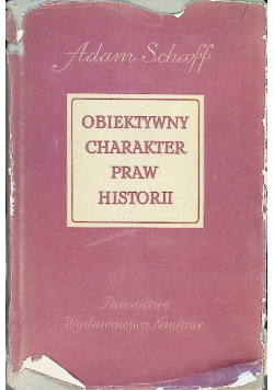 Obiektywny charakter praw historii