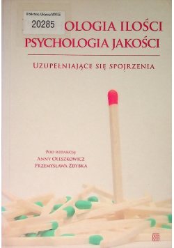 Psychologia ilości psychologia jakości