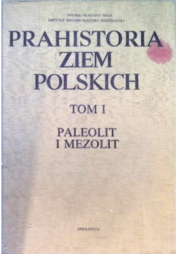 Prahistoria ziem Polskich Tom I