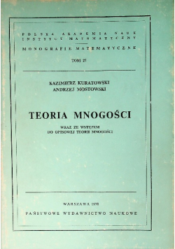 Teoria mnogości