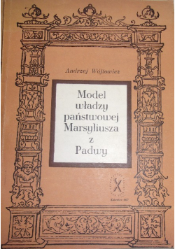 Model władzy państwowej Marsyliusza z Padwy