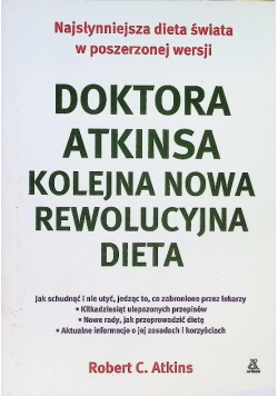 Doktora Atkinsa Kolejna Nowa Rewolucyjna Dieta