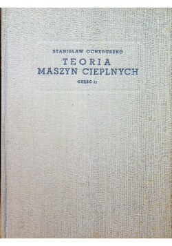 Teoria maszyn cieplnych Część II