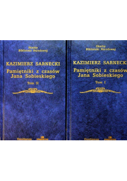 Pamiętniki z czasów Jana Sobieskiego Tom 1 i 2