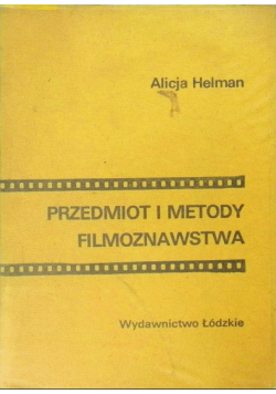 Przedmiot i metody filmoznawstawa