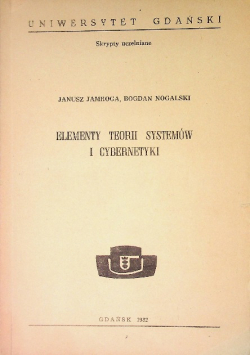 Elementy teorii systemów i cybernetyki