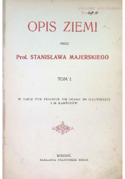 Opis ziemi Tom I 1901 r.