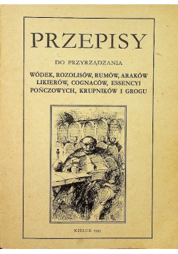 Przepisy do przyrządzania wódek
