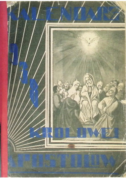 Kalendarz Królowej Apostołów na rok Pański 1938  1937 r.