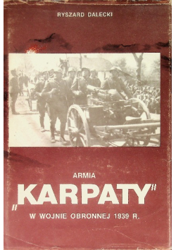 Armia Karpaty w wojnie obronnej 1939 r