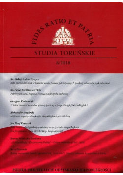 Fides Ratio Et Patria Studia Toruńskie 8 / 2018
