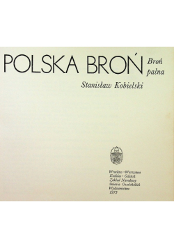 Polska broń Broń palna