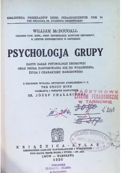 Psychologja grupy 1930 r.