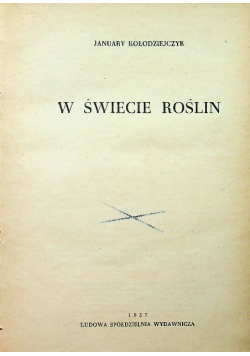 W świecie roślin