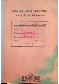 Pamiętnik Dawida Rubinowicza