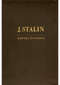 Stalin krótki życiorys 1949 r.