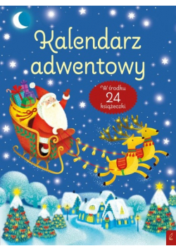 Kalendarz adwentowy niebieski