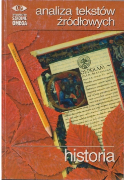 Analiza tekstów źródłowych historia