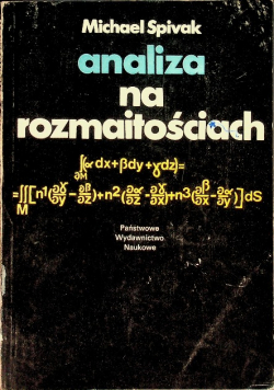 Analiza na rozmaitościach