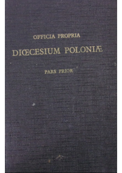 Officia Propria Dioecesium Poloniae