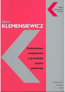 Podstawowe wiadomości z gramatyki  języka polskiego