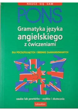 PONS Gramatyka języka angielskiego z ćwiczeniami