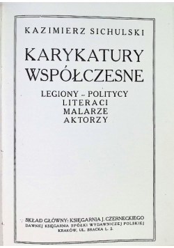 Karykatury współczesne 1919 r.