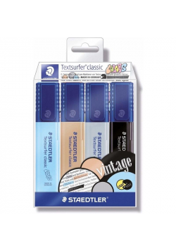 Zakreślacz Classic Vintage 4 kolory STAEDTLER