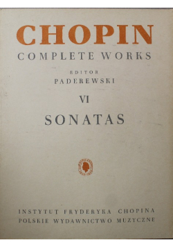 Chopin VI Sonatas