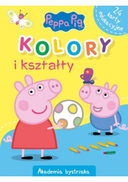 Świnka Peppa.  Kolory i kształty