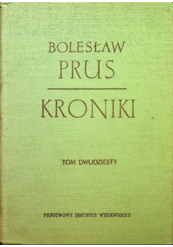 Prus Kroniki Tom 20